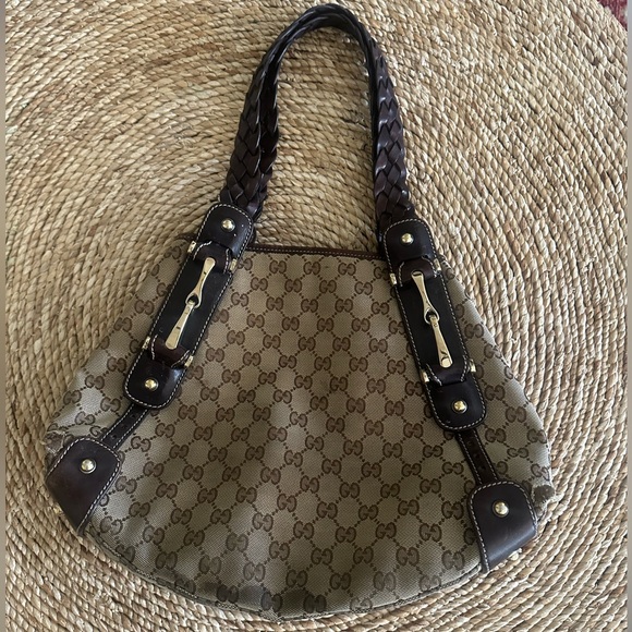 Gucci GG Canvas Medium Pelham Hobo Bag VTG - Picture 2 of 14